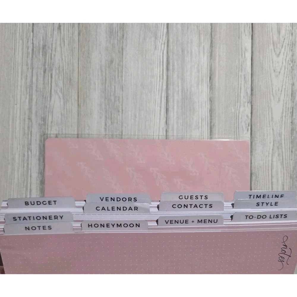 HAPPY PLANNER Wedding Organizer ALL-IN-ONE 12 Section 86 Pages Bridal To-Do NEW